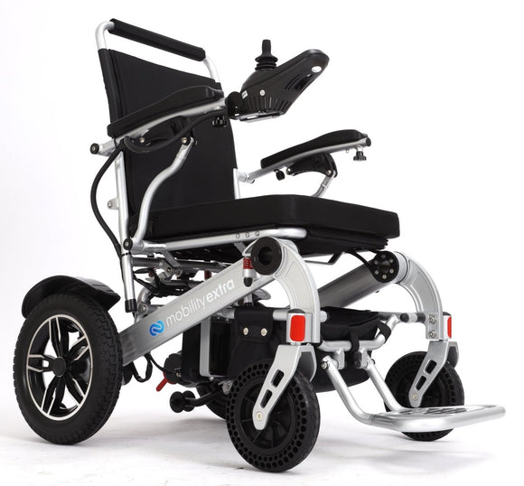 MX-1 : Lightweight Folding Electric Wheelchair : 265lbs Capacity - Mobility Extra
