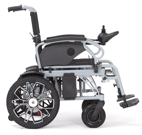 CX-1 : Lightweight Folding Electric Wheelchair : 220lbs Capacity - Mobility Extra