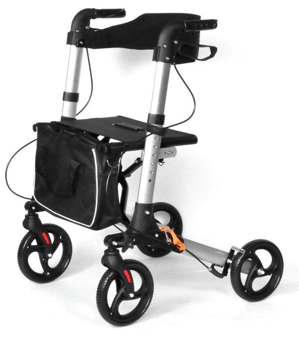 R-1 : Ultra Lightweight Folding Rollator with Seat - Mobility Extra